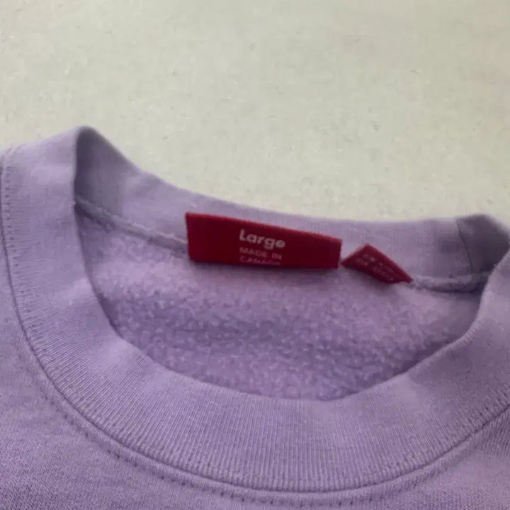 [BUNJANG] Supreme Lavender Sweatshirt / 슈프림 라벤더 맨투맨