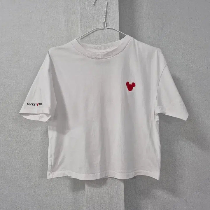 [BUNJANG] FRANK STONE Mickey Mouse Embroidered T-shirt / FRANK STONE 미키마우스 반팔 티셔츠 화이트