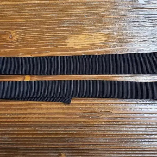 [BUNJANG] Black Buckle Belts Bundle Set / 버클형 검정색 벨트 2개 일괄