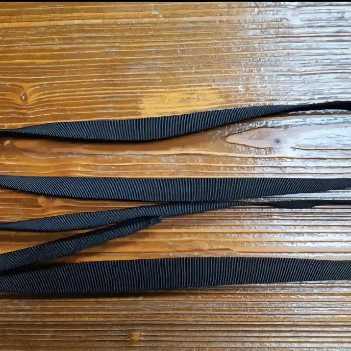[BUNJANG] Black Buckle Belts Bundle Set / 버클형 검정색 벨트 2개 일괄