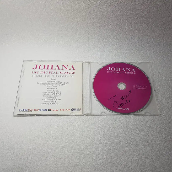 [BUNJANG] 조하나(JOHANA) 친필 사인 싱글 앨범 CD / 조하나(JOHANA) 친필 사인 싱글 앨범 CD