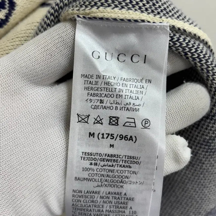 [BUNJANG] Gucci GG Jacquard Knit Sweater / [M]구찌 GG 자카드 니트