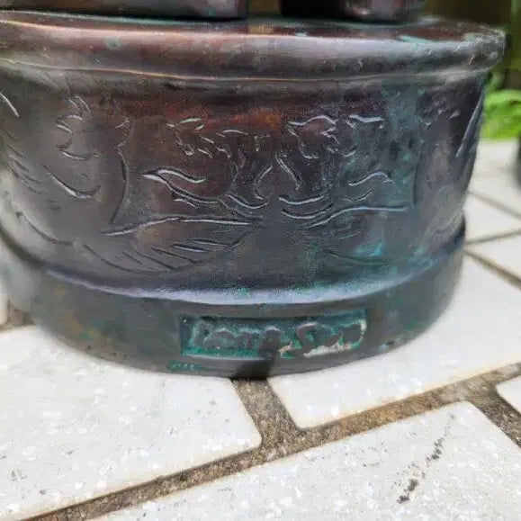 [BUNJANG] Bronze Hodori Hosuni Sculpture / 희귀수집품//대형 동브론즈 호돌이 호순이
