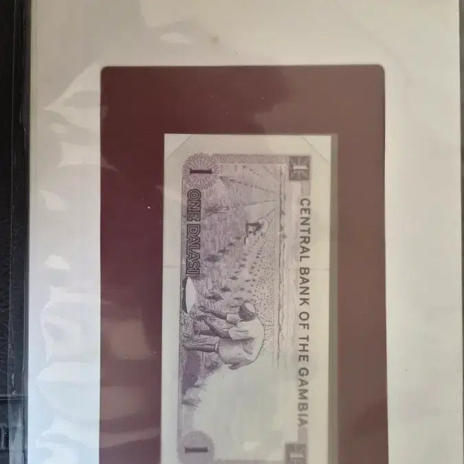 [BUNJANG] Franklin Mint Gambia 1 Dalasi Banknote / 해외주화, 감비아 1달라시 지폐 (프랭클린 민트 )