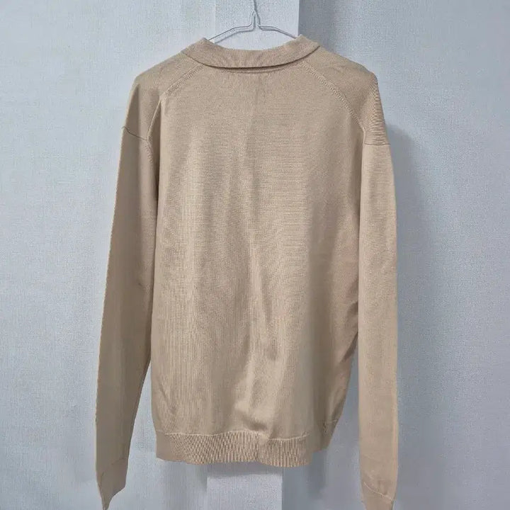[BUNJANG] Logan Collar Knit Beige L / *미사용* 로간 카라넥 니트 베이지 L
