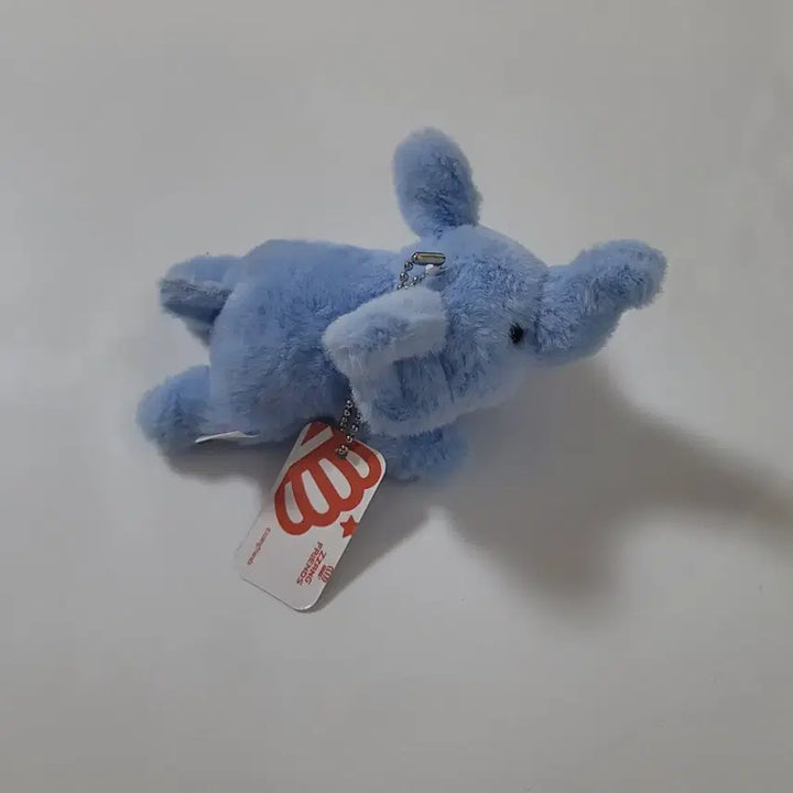 [SOLD OUT] 코끼리 인형 키링 11cm 가방고리 짱오락실 짱프렌즈 뽑기 파란색