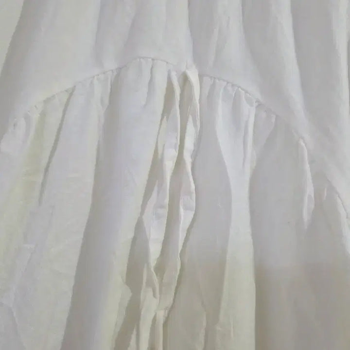 [BUNJANG] Summer Ribbon Cotton Long Skirt / 여름  리본   면  롱스커트   깨끗해요   허리28까지