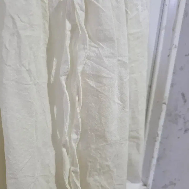 [BUNJANG] Summer Ribbon Cotton Long Skirt / 여름  리본   면  롱스커트   깨끗해요   허리28까지