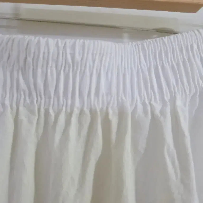 [BUNJANG] Summer Ribbon Cotton Long Skirt / 여름  리본   면  롱스커트   깨끗해요   허리28까지