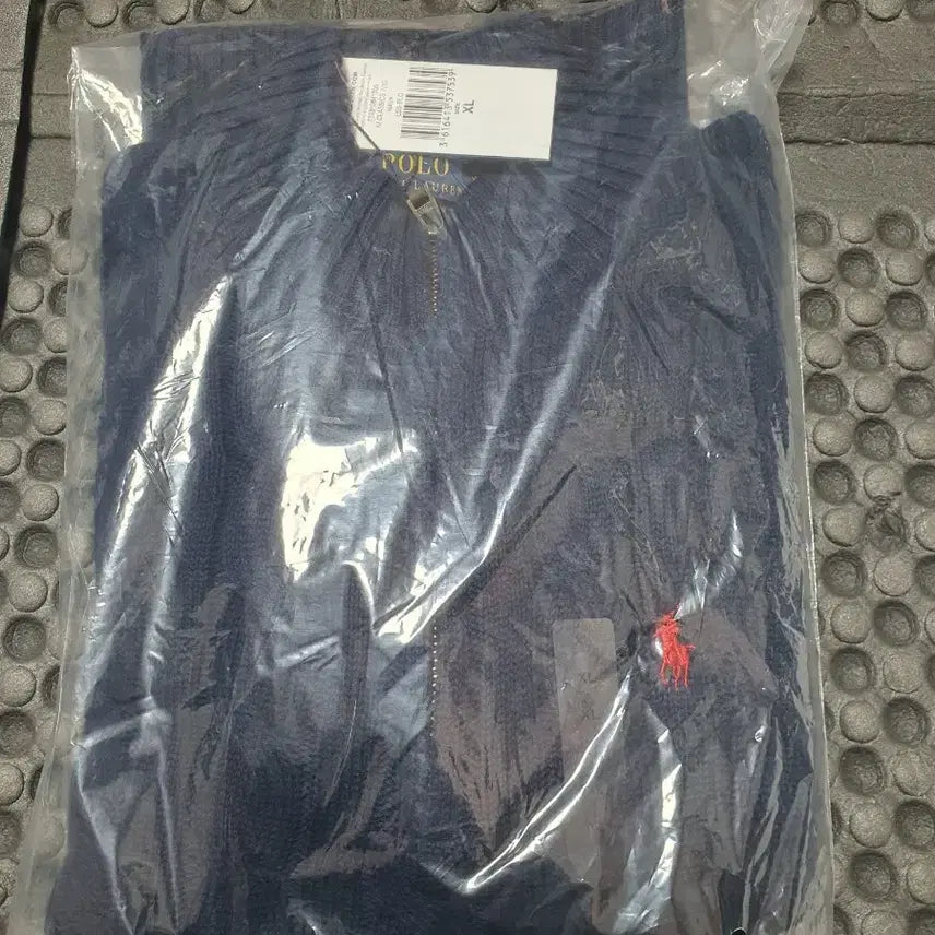 [BUNJANG] Polo Ralph Lauren Navy Half-Zip Knit Sweater XL / 폴로 랄프로렌 네이비 반집업니트 XL 새상품