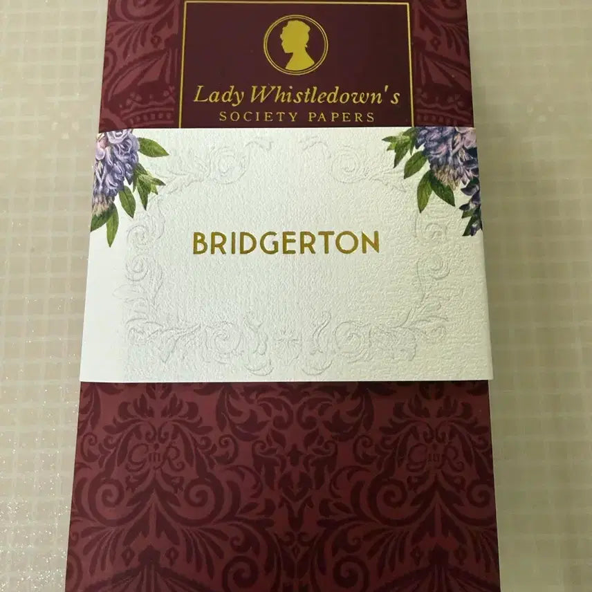 [BUNJANG] Netflix Bridgerton Lady Whistledown Notebook / 넷플릭스 공굿 분할 - 브리저튼 레이디 휘슬다운 노트