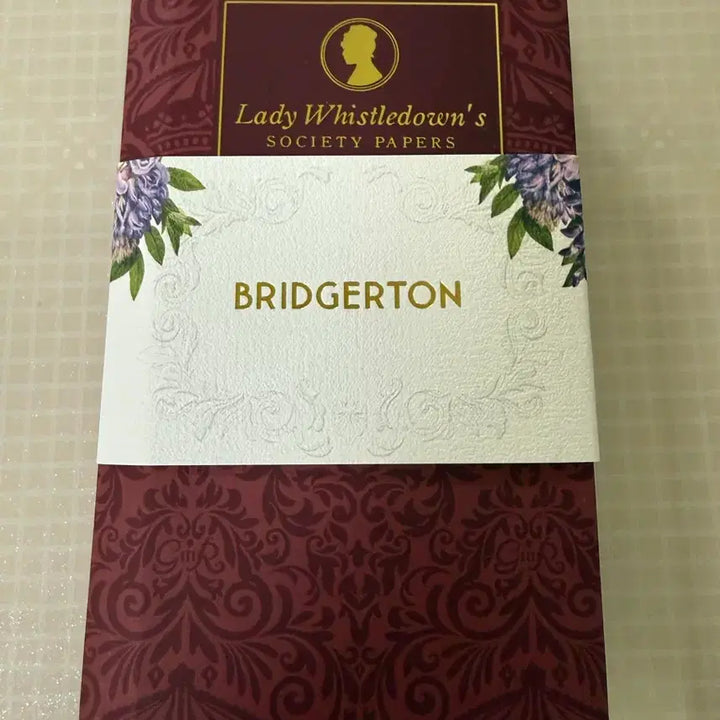 [BUNJANG] Netflix Bridgerton Lady Whistledown Notebook / 넷플릭스 공굿 분할 - 브리저튼 레이디 휘슬다운 노트
