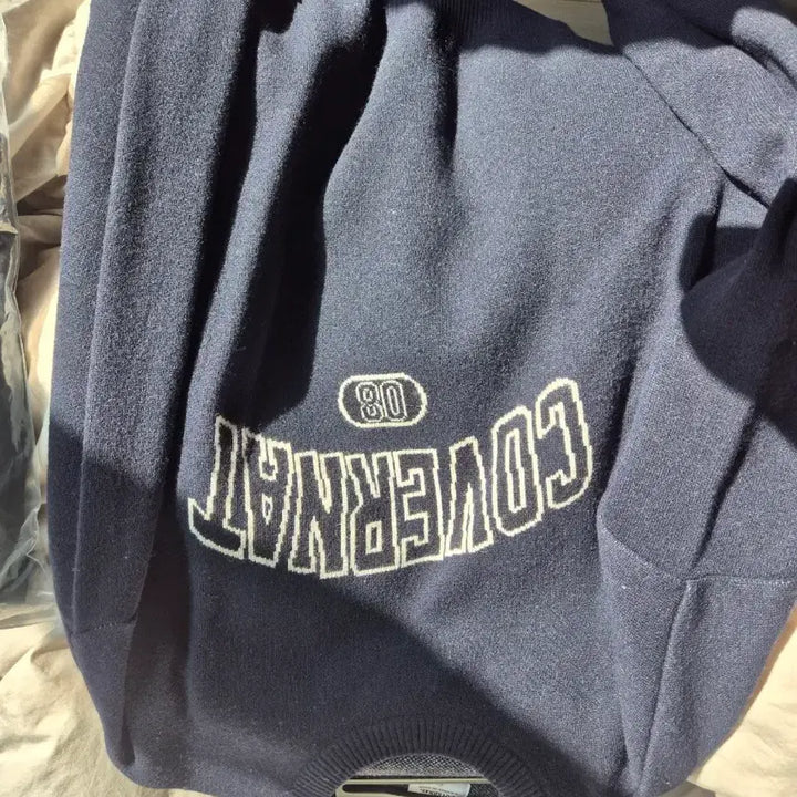 [BUNJANG] Covernat Lambswool Knit Sweater (Navy) / 커버낫 램스울 니트 (네이비)