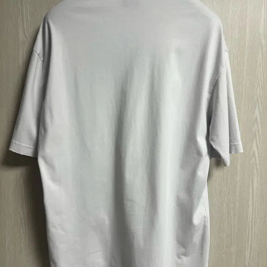 [BUNJANG] Balenciaga Mirror Logo Washed T-shirt / [극미중고,국내매장판] 발렌시아가 미러로고 워싱 반팔 화이트