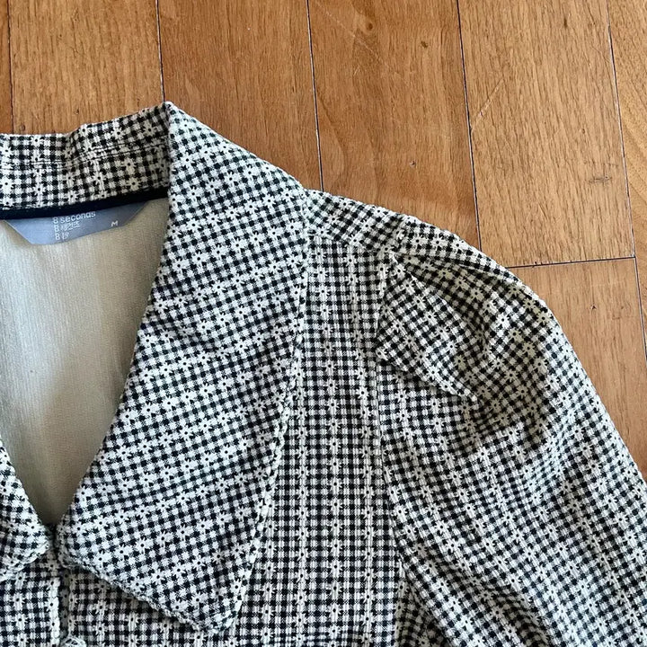 [BUNJANG] 8 Seconds Check Pattern Jacket Blouse / 에잇세컨즈 여성 상의