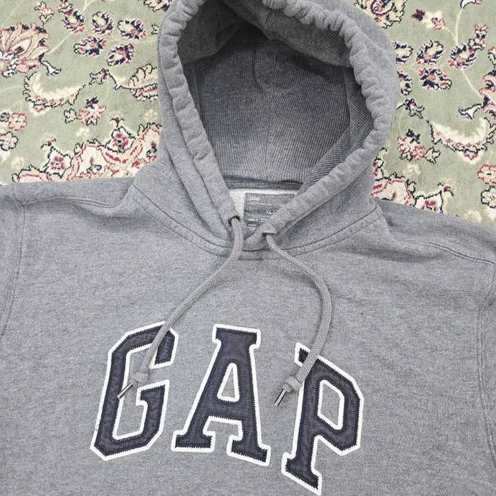 [BUNJANG] GAP Logo Gray Hoodie XL / [최종할인] GAP 갭 로고 그레이 후디 XL 105사이즈감