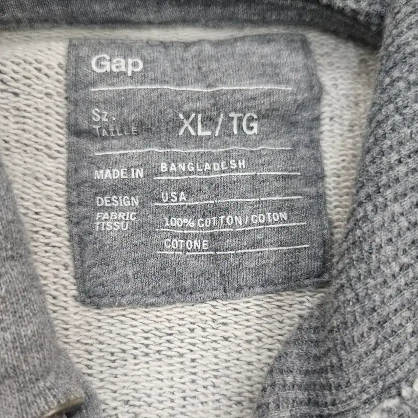 [BUNJANG] GAP Logo Gray Hoodie XL / [최종할인] GAP 갭 로고 그레이 후디 XL 105사이즈감