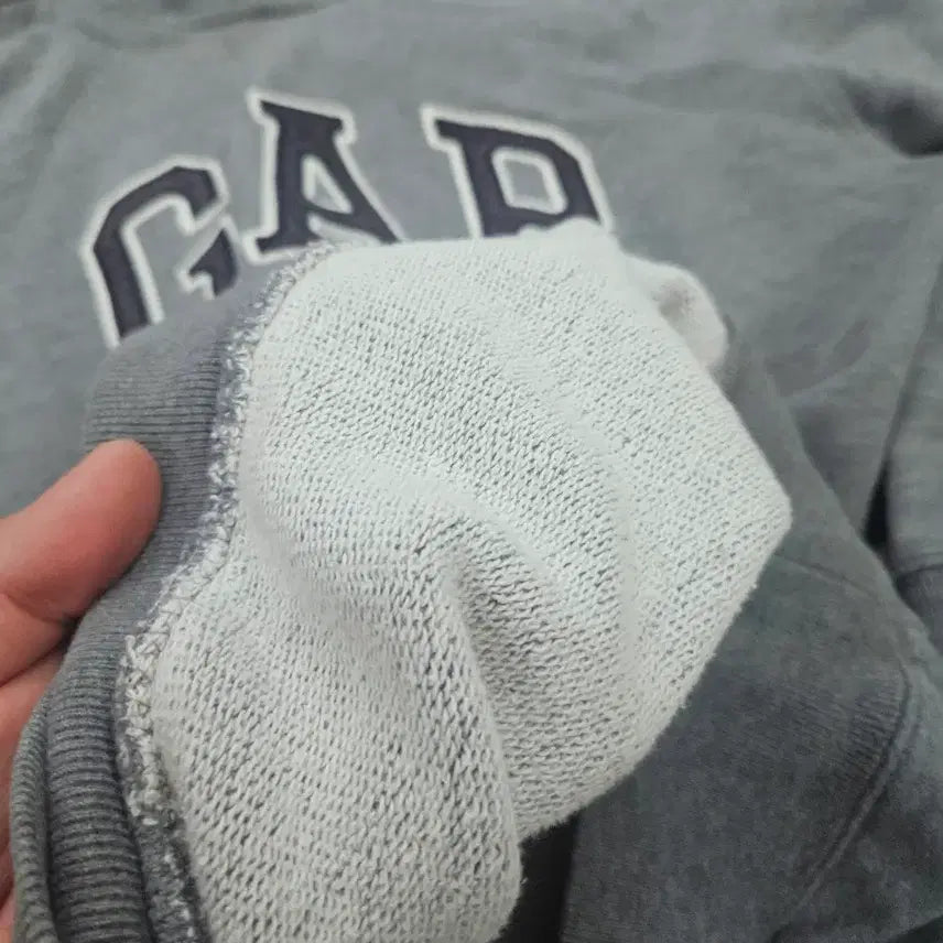 [BUNJANG] GAP Logo Gray Hoodie XL / [최종할인] GAP 갭 로고 그레이 후디 XL 105사이즈감