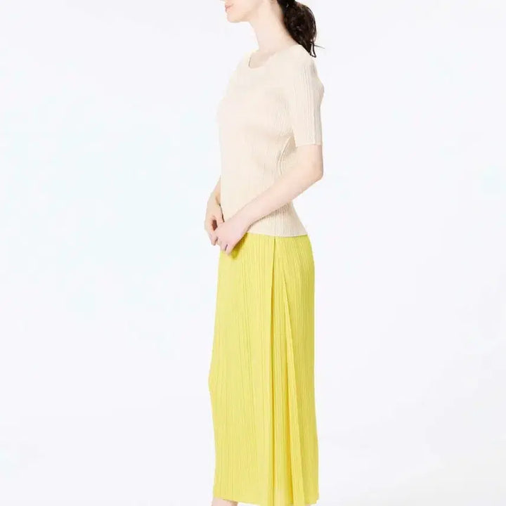 [BUNJANG] Pleats Please 4-Month Monthly Straight Skirt / 플리츠플리즈 4월 먼슬리 스트레이트 스커트