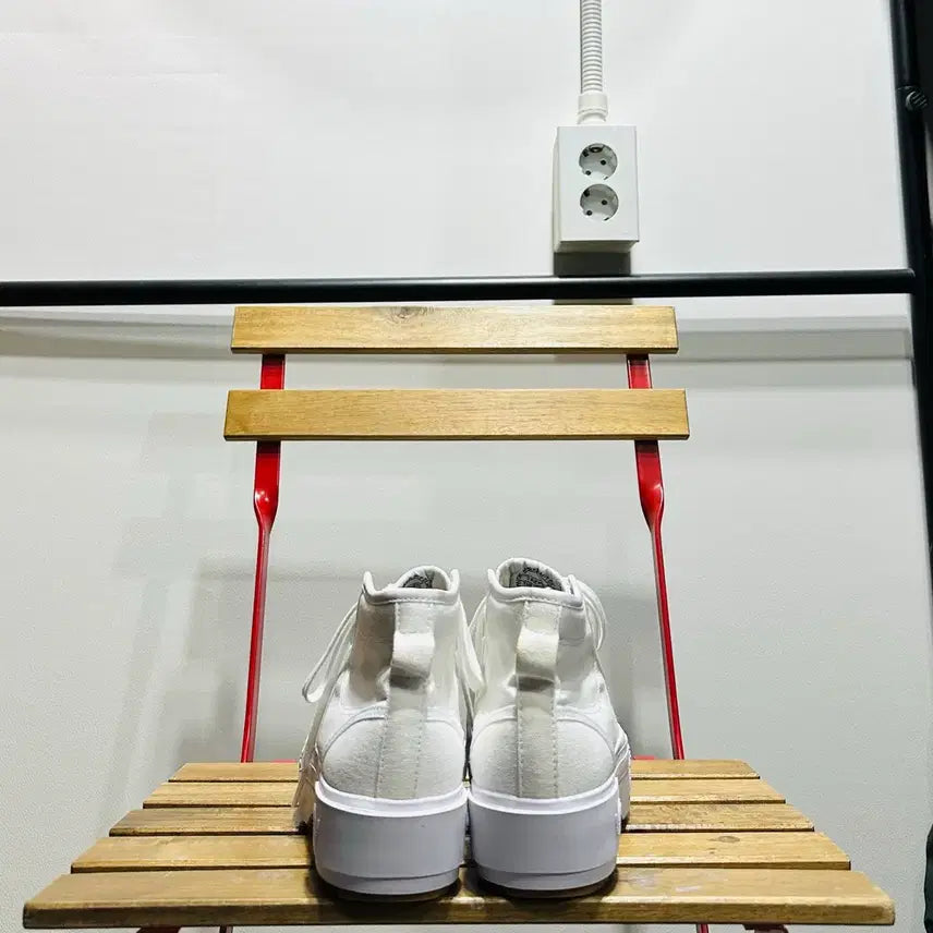 [BUNJANG] Adidas Nizza Track White Sneakers / 230) 아디다스 운동화 여성 여자 신발 니짜 트렉 화이트