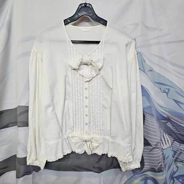 [BUNJANG] Pink House Ribbon Blouse / 핑크하우스  리본  블라우스