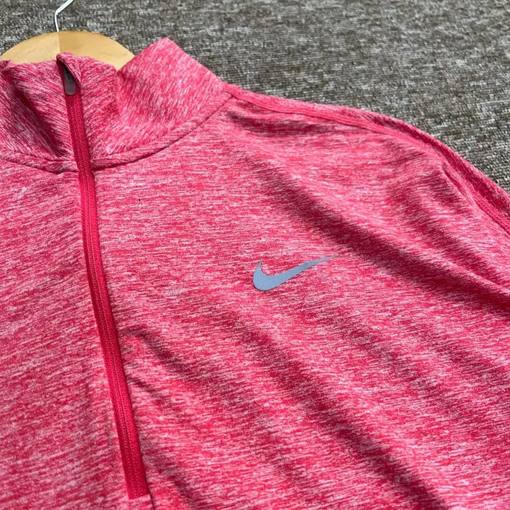 [SOLD OUT] 여성) 나이키 드라이핏 런닝 하프집업 핑크 XL