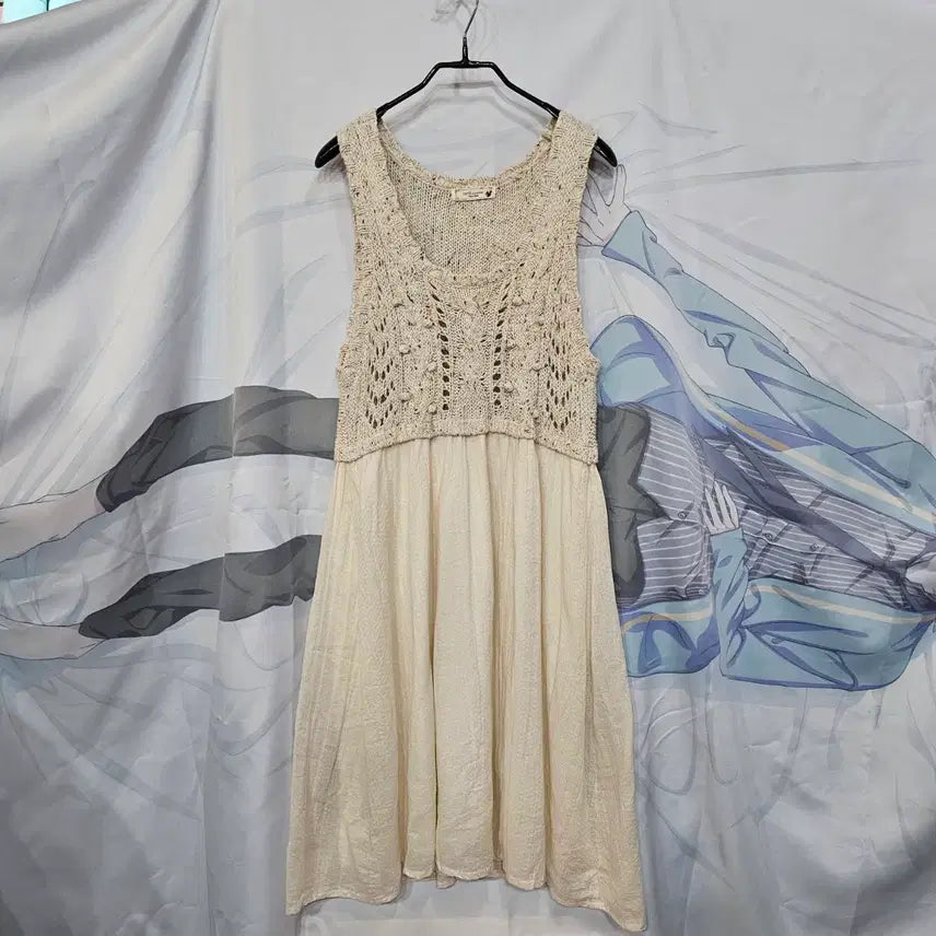 [BUNJANG] Earth Ivory Long Dress / earth 원피스