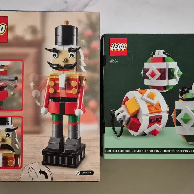 [BUNJANG] LEGO 40254 Nutcracker &amp; 40604 Christmas Decorations Set (Sealed) / 레고 40254 호두까기/40604 크리스마스 장식 미개봉 새상품 세트