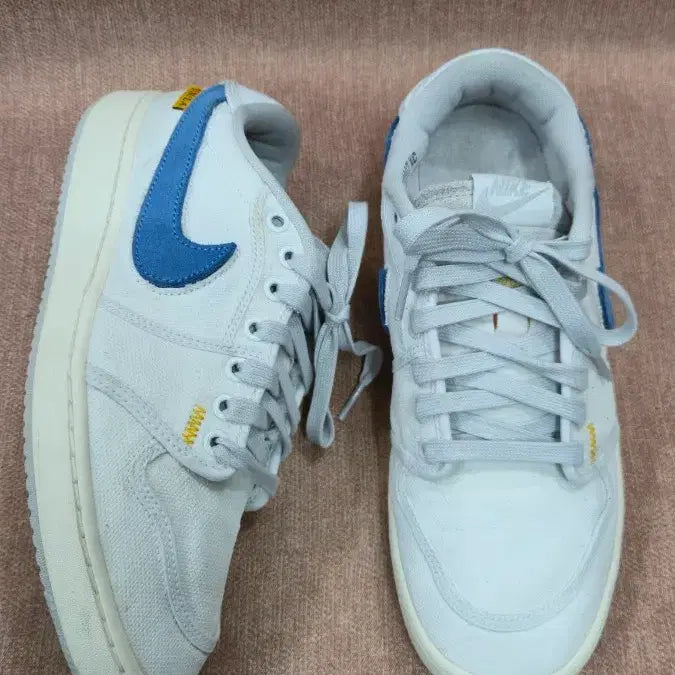 [BUNJANG] Nike Air Jordan 1 Retro Low SP Union White Canvas Sneakers / 나이키 270mm- 에어 조던 1 레트로로우 SP  유니온 화이트 캔버스