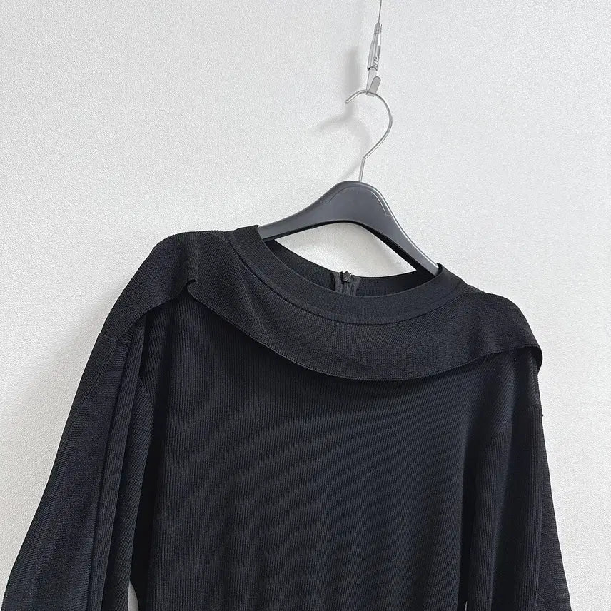 [BUNJANG] System Knit Block Dress / 시스템 니트 블록 원피스
