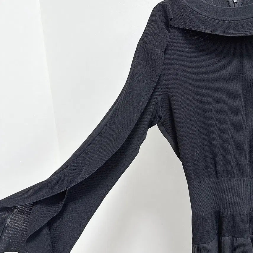 [BUNJANG] System Knit Block Dress / 시스템 니트 블록 원피스