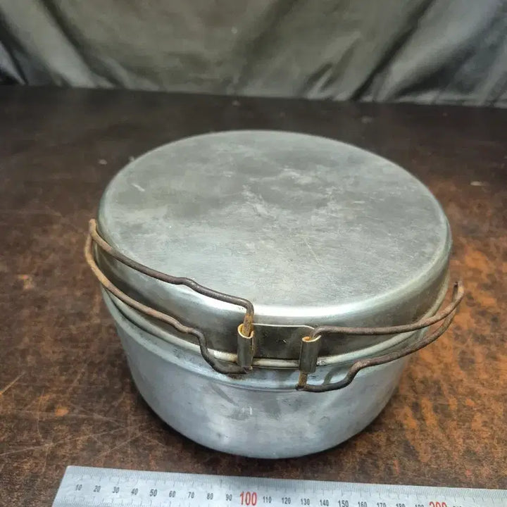 [BUNJANG] US Military Aluminum Camping Cookware Set / 1966년 미군용 알루미늄 캠핑 코펠 냄비세트