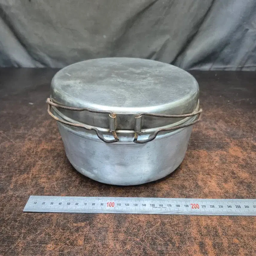 [BUNJANG] US Military Aluminum Camping Cookware Set / 1966년 미군용 알루미늄 캠핑 코펠 냄비세트