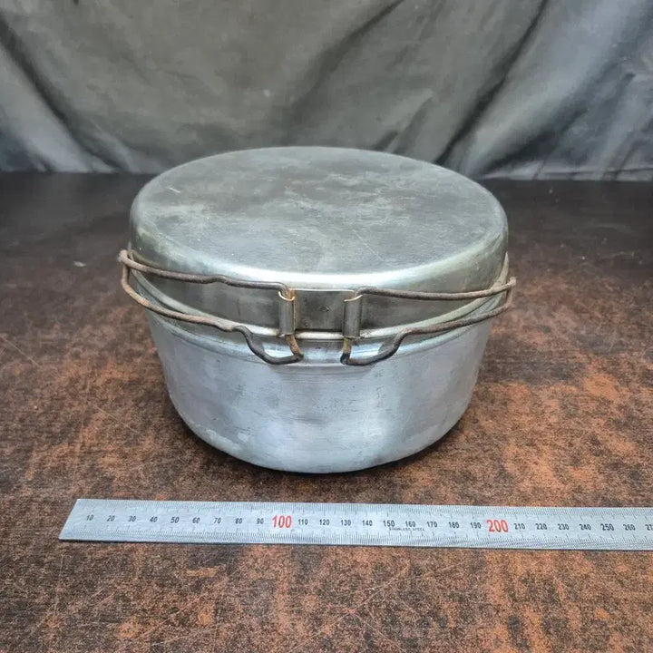 [BUNJANG] US Military Aluminum Camping Cookware Set / 1966년 미군용 알루미늄 캠핑 코펠 냄비세트