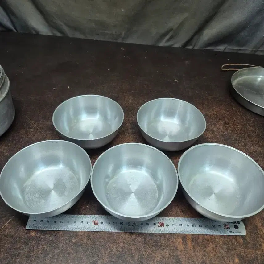 [BUNJANG] US Military Aluminum Camping Cookware Set / 1966년 미군용 알루미늄 캠핑 코펠 냄비세트