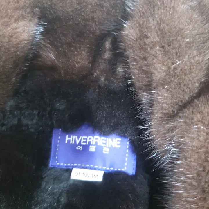 [BUNJANG] Heiverreine Mink Trimmed Long Coat / heiverreine밍크 트리밍 롱 코트 브라운