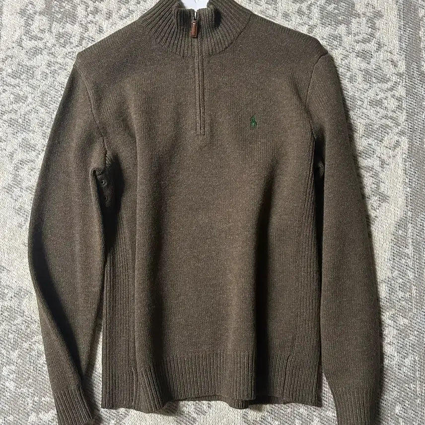 [BUNJANG] Polo Ralph Lauren Lambswool Zip-Up Knit M / 폴로 랄프로렌 램스울 집업 니트 M