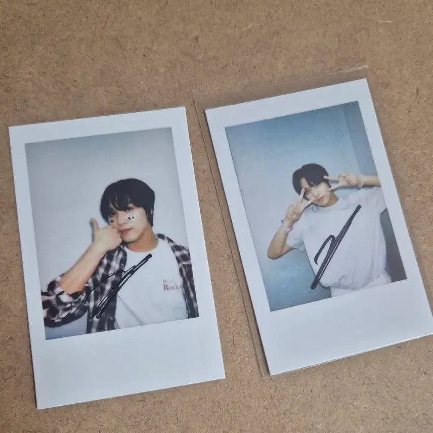 [BUNJANG] NCT Haechan Signed Photocard Set / NCT 해찬 사인포카  2장 세트