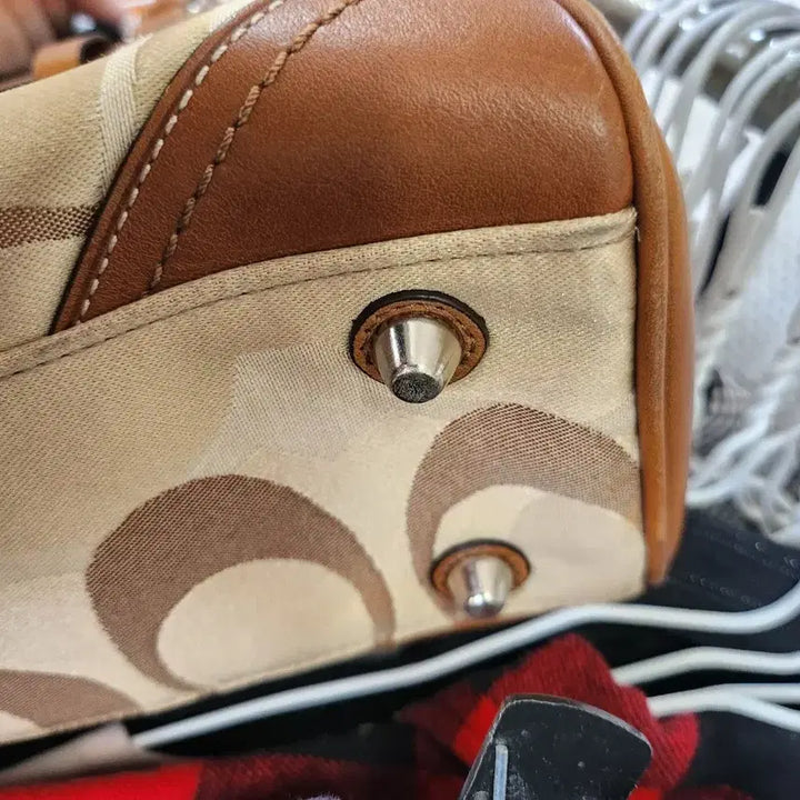[BUNJANG] Coach Signature Canvas Tote Bag Vintage / 코치 시그니처 캔버스 토트백 중고 빈티지 올드스쿨 레트로