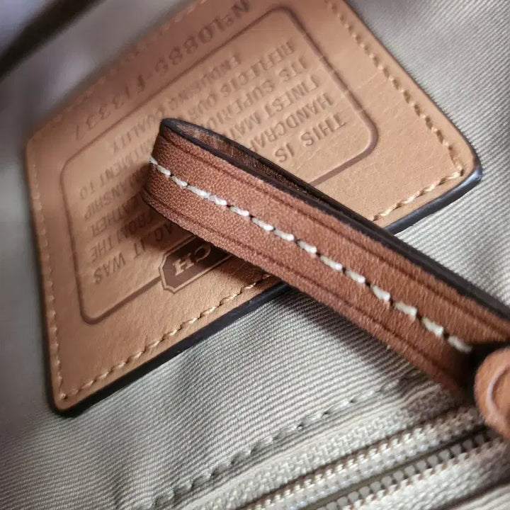 [BUNJANG] Coach Signature Canvas Tote Bag Vintage / 코치 시그니처 캔버스 토트백 중고 빈티지 올드스쿨 레트로