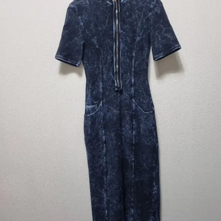 [BUNJANG] Desigual Denim Long Dress / 31104/데시구알데님 반팔 롱 원피스/별하