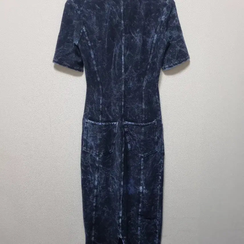[BUNJANG] Desigual Denim Long Dress / 31104/데시구알데님 반팔 롱 원피스/별하