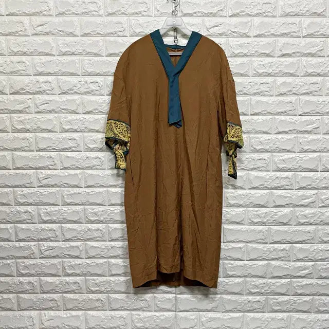[BUNJANG] V-neck Short Sleeve Dress / ㅇ144 브이넥 반팔 원피스
