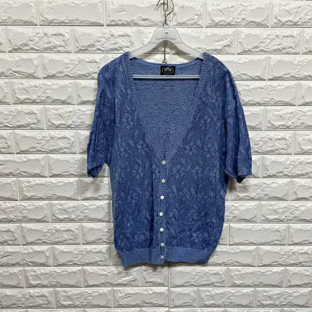 [BUNJANG] Unbranded Knit Cardigan / ㅇ168 반팔 니트 가디건