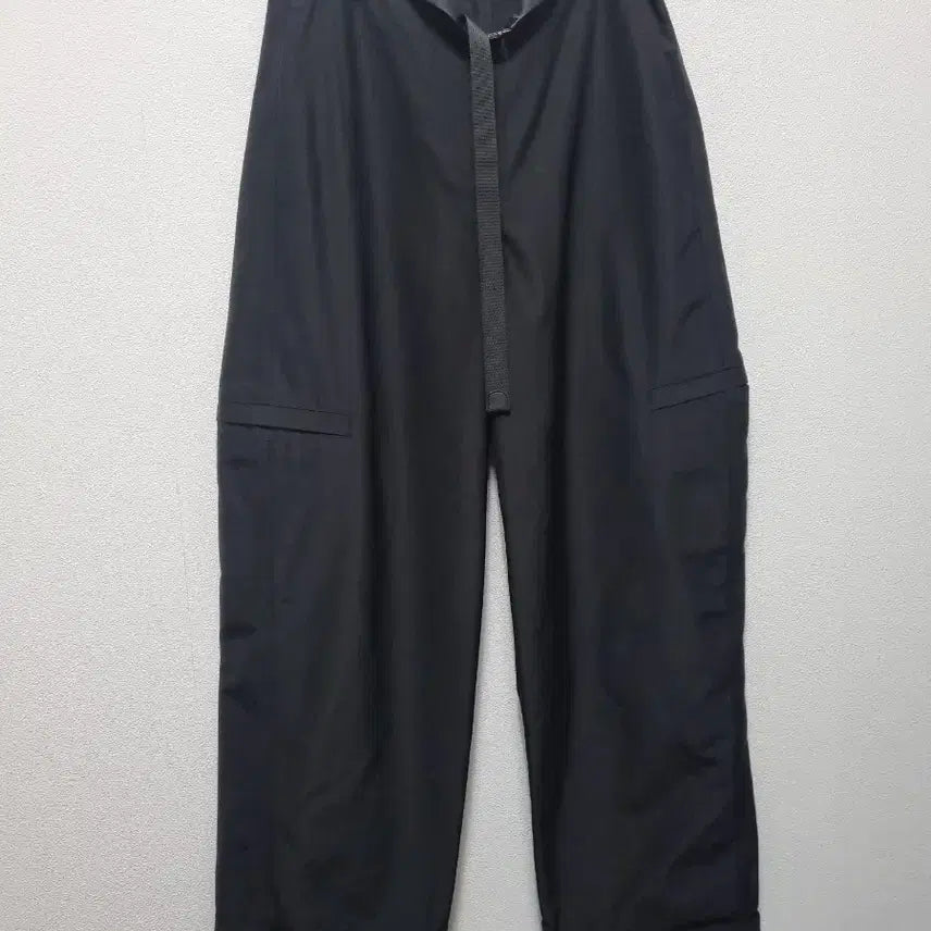 [BUNJANG] Sisley Black Belt Wide Pants / 31305/시슬리 블랙 벨트 와이드 팬츠/별하