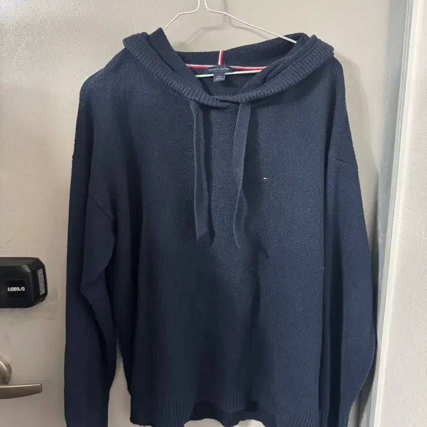 [BUNJANG] Tommy Hilfiger 105 Knit Hoodie / 타미 힐피거 105 니트 후드