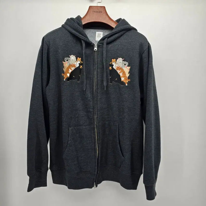 [BUNJANG] Graniph Animal Embroidered Hoodie Zip-up / graniph 애니멀 자수 후드집업 [D20292]