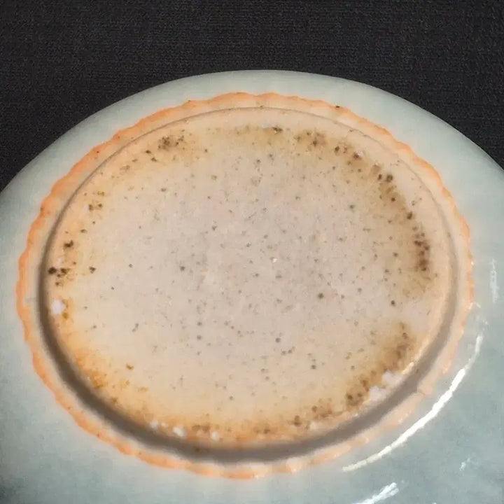 [BUNJANG] Celadon Porcelain Peony Engraved Cosmetic Case / 청자 목단 양각문 합 분합 화장기