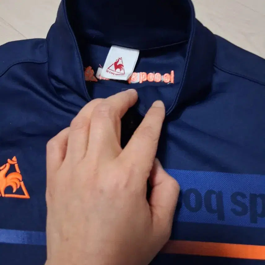[BUNJANG] Le Coq Sportif Navy Training Suit Set (100) / 르꼬끄 스포르티브 네이비 트레이닝복 세트 100