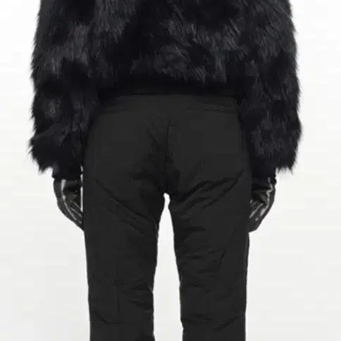[BUNJANG] NACC Oblique Line Quilted Pants - Black / 나체 OBLIQUE LINE QUILTED PANTS BLACK